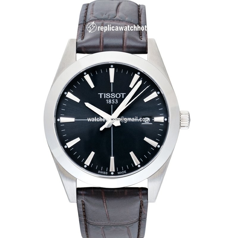 Tissot T-Classic Mens watch Unisex Quartz Steel T127.410.16.051.01 2
