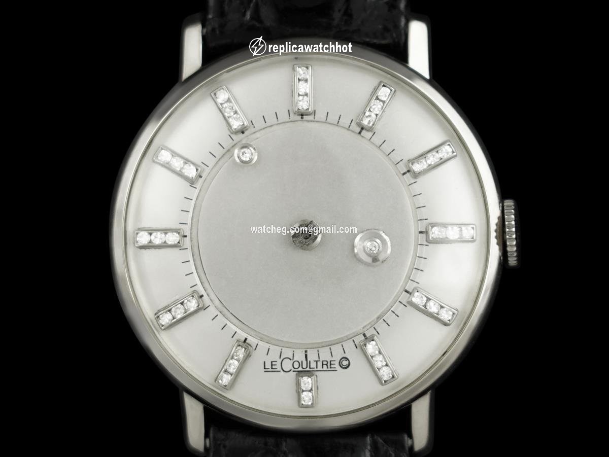 Jaeger-LeCoultre Mens watch Unisex Manual winding White gold 7281 2