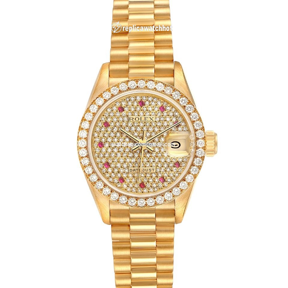 Rolex Lady-Datejust Womens watch Yellow gold Automatic 69138 2