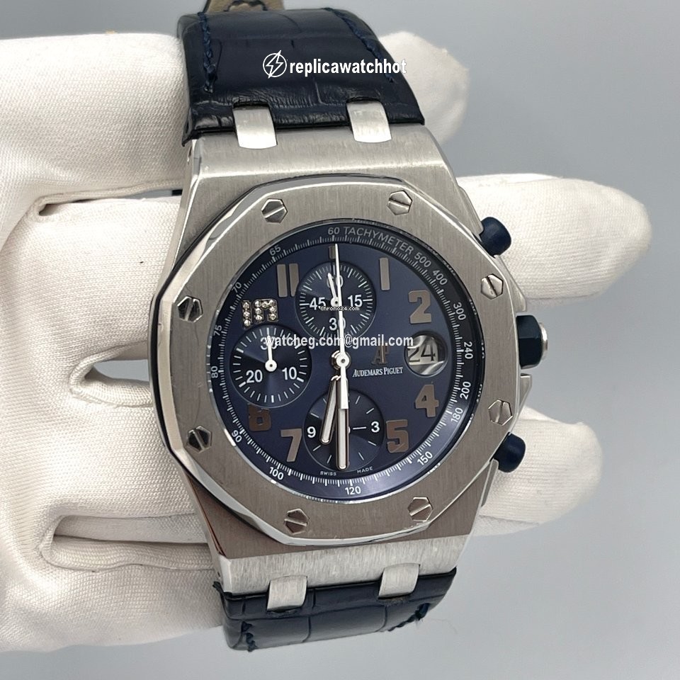 Audemars Piguet Royal Oak Offshore Chronograph Mens watch Unisex Automatic Platinum 26055PT.OO.D028CR.01 2