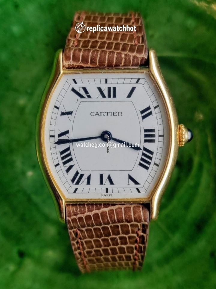 Cartier Tortue Mens watch Unisex Manual winding Yellow gold 10712 2