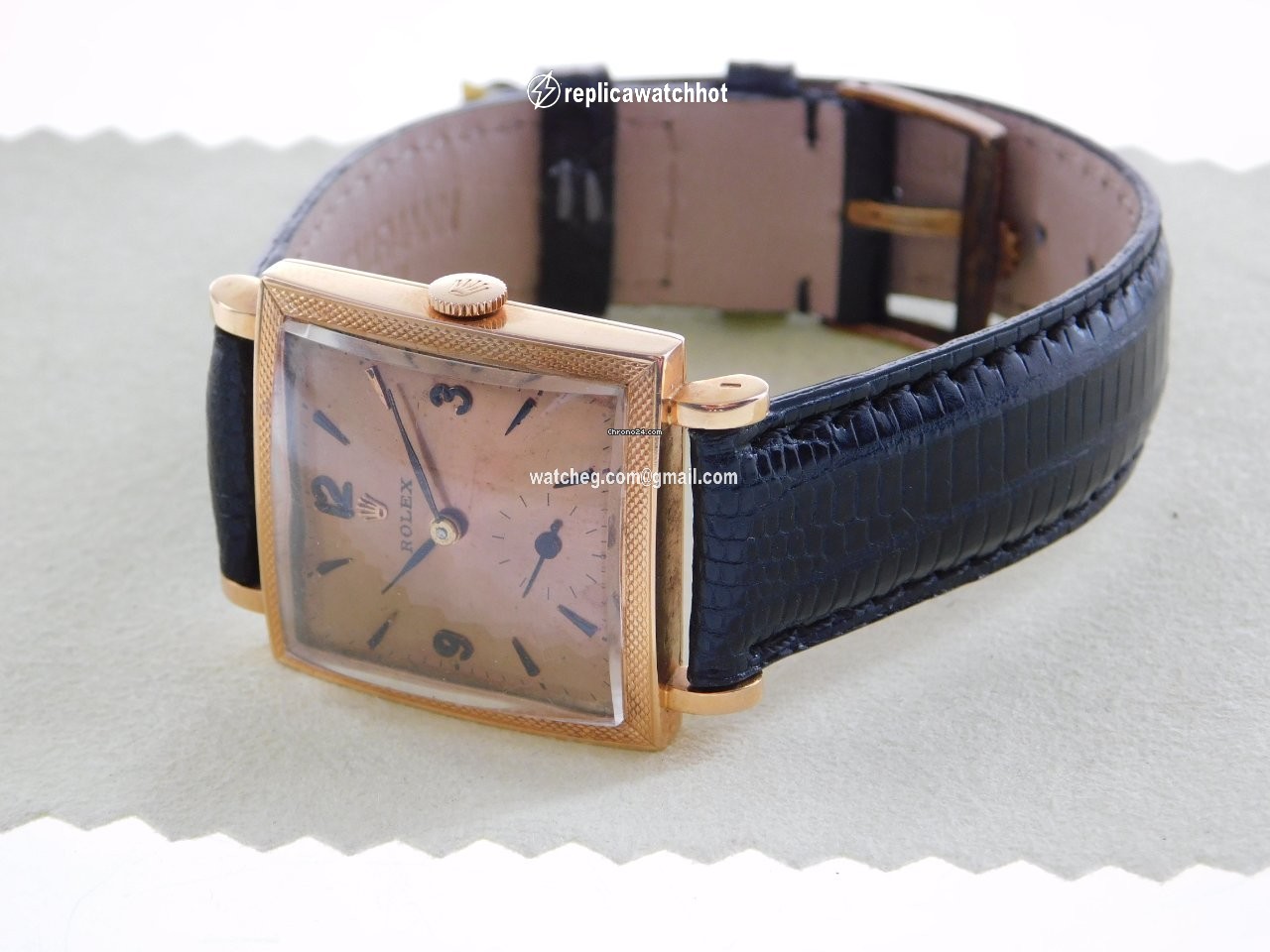 Rolex Oyster Precision Mens watch Unisex Red gold Manual winding 4470 2