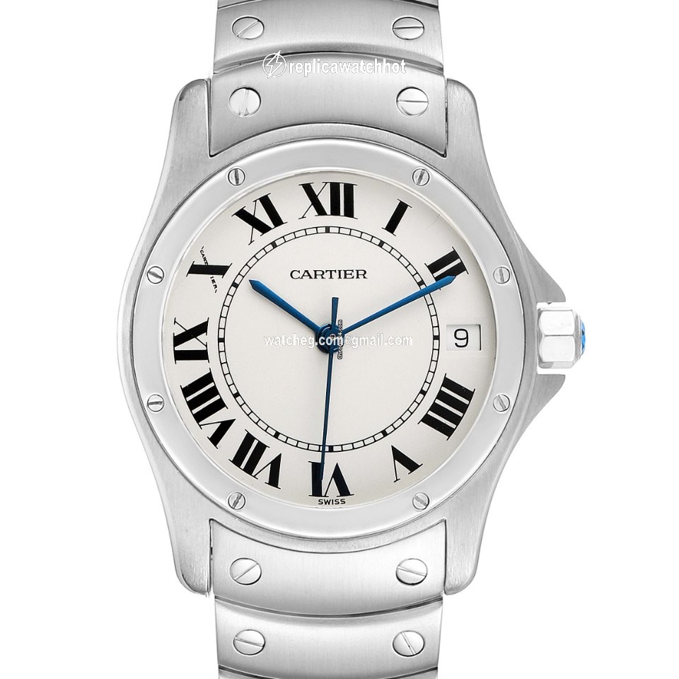 Cartier Santos Mens watch Unisex Automatic Steel 1920 2