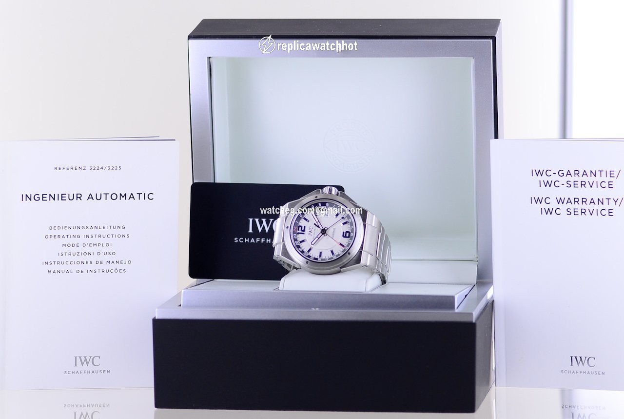 IWC Ingenieur Dual Time Mens watch Unisex Automatic Steel IW324404 2