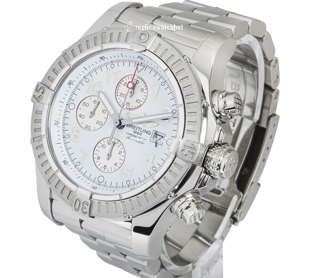 Breitling Super Avenger Mens watch Unisex Automatic Steel A1337011 A562 2