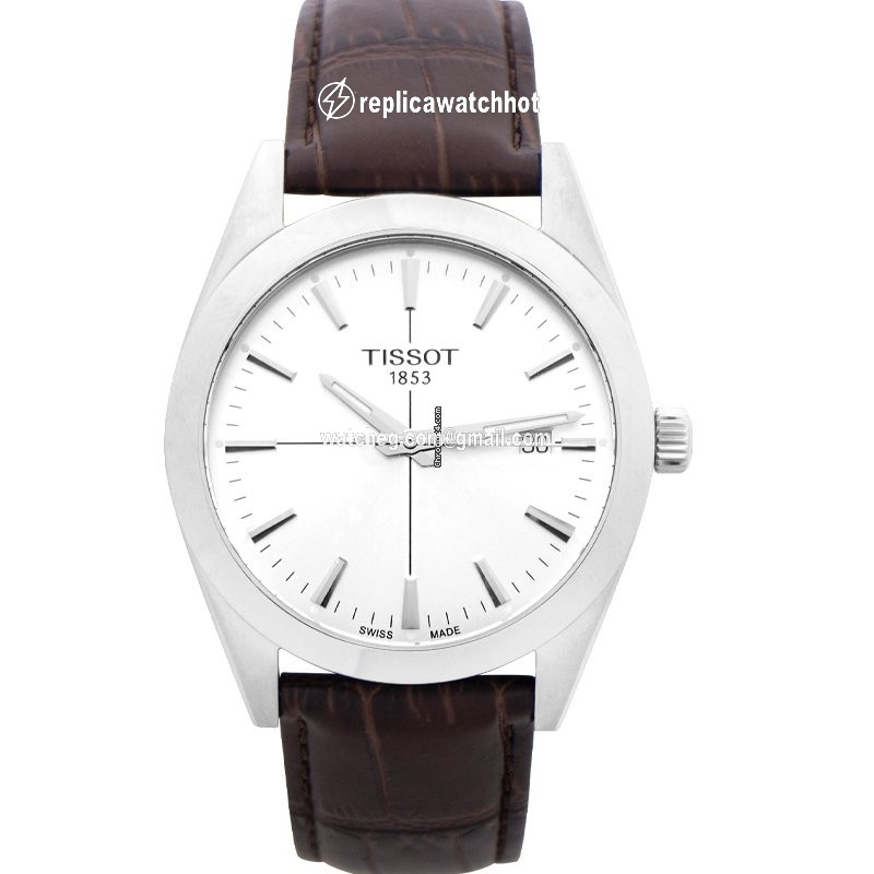 Tissot T-Classic Mens watch Unisex Quartz Steel T127.410.16.031.01 2