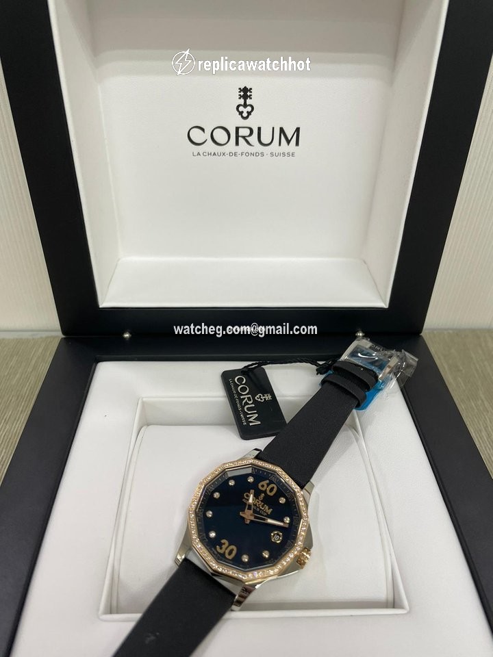 Corum Admirals Cup Legend 38 Mens watch Unisex Automatic Gold Steel 082.101.29 0F41 PN10 2