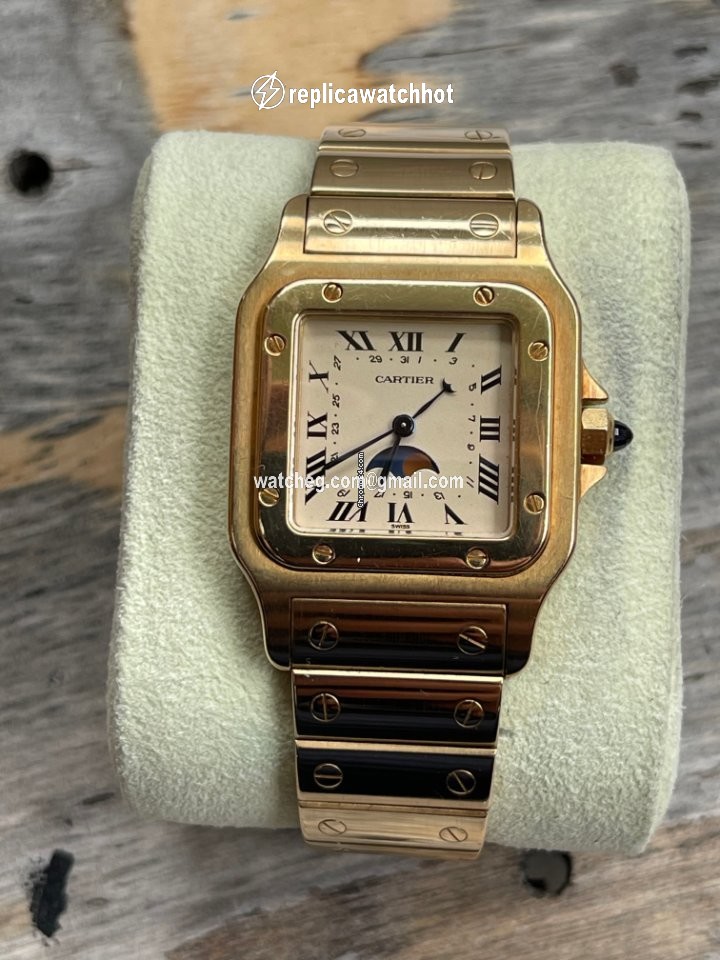 Cartier Santos Womens watch Quartz Yellow gold 819901 2