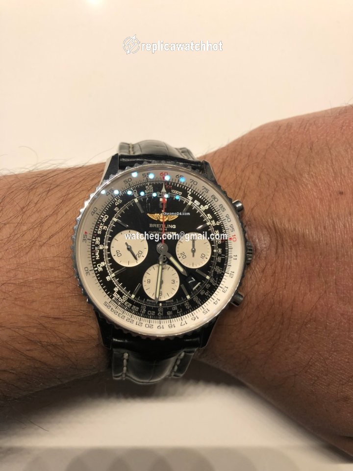 Breitling Navitimer 01 Mens watch Unisex Automatic Steel AB012012.BB01.435X.A20BA.1 2