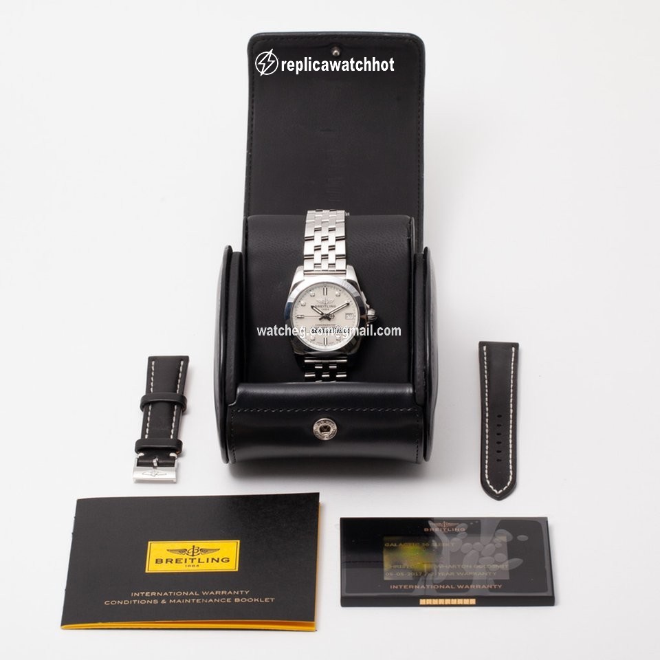 Breitling Galactic 36 Womens watch Automatic Steel W7433012 A779 376A 2