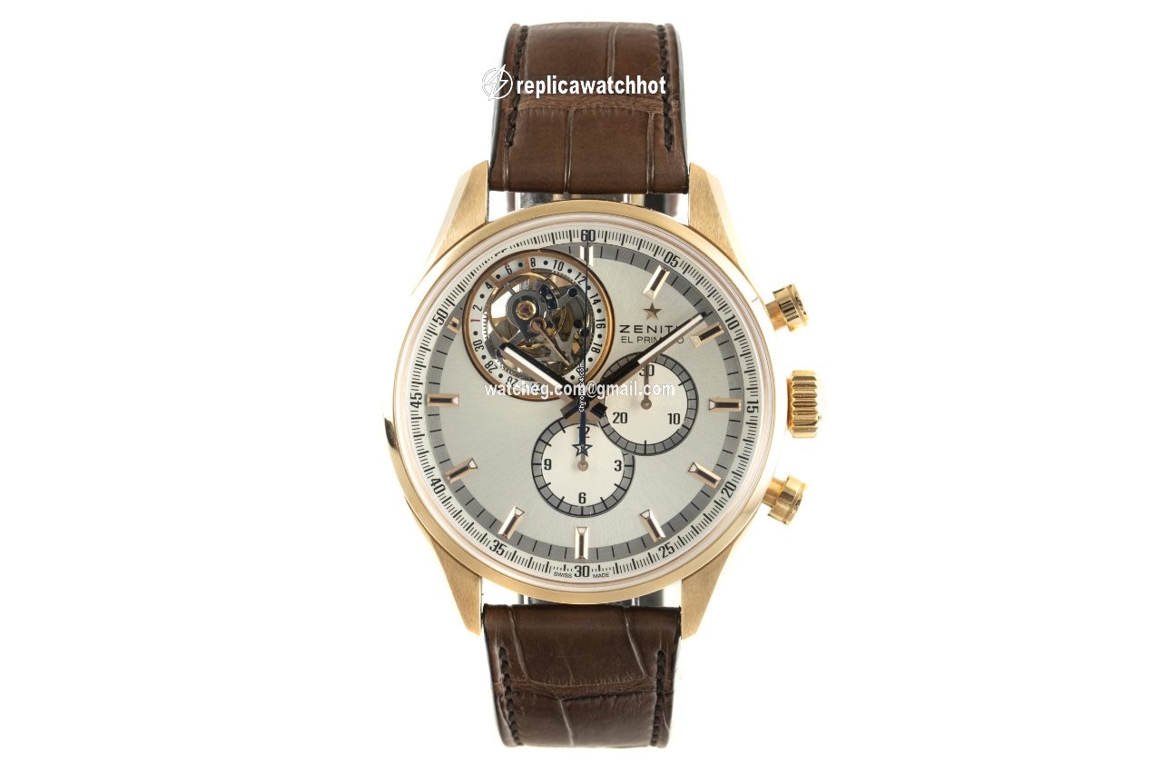 Zenith El Primero Tourbillon Mens watch Unisex Automatic Yellow gold 18.2050.4035 01.C713 2