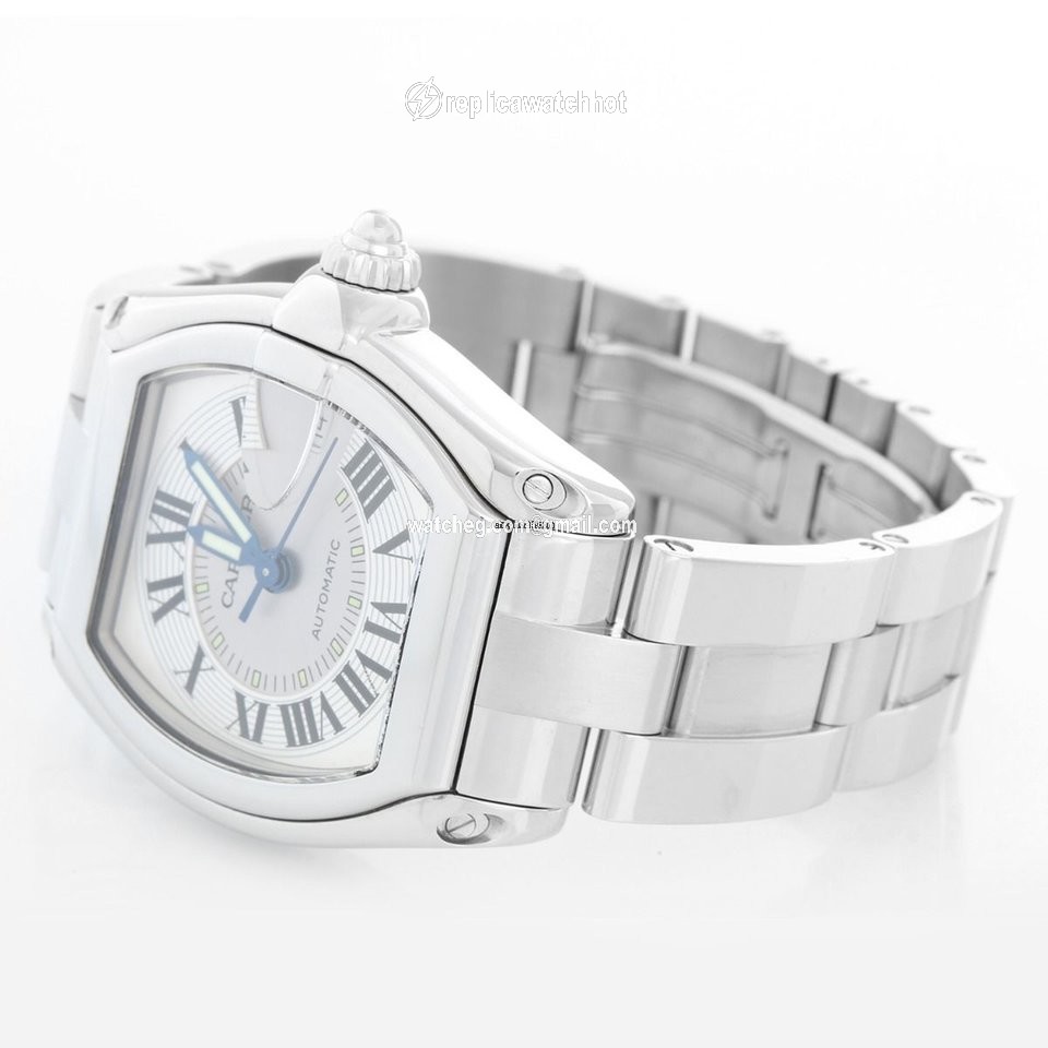Cartier Roadster Mens watch Unisex Automatic Steel W62025V3 2510 2