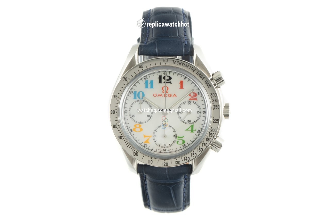 Omega Speedmaster Ladies Chronograph Mens watch Unisex Automatic Steel 3836.70.36 2