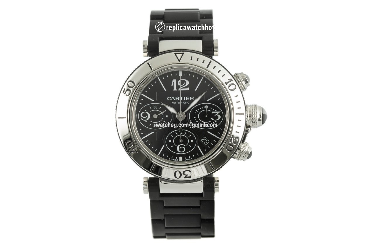 Cartier Pasha Seatimer Mens watch Unisex Automatic Steel 2995 2