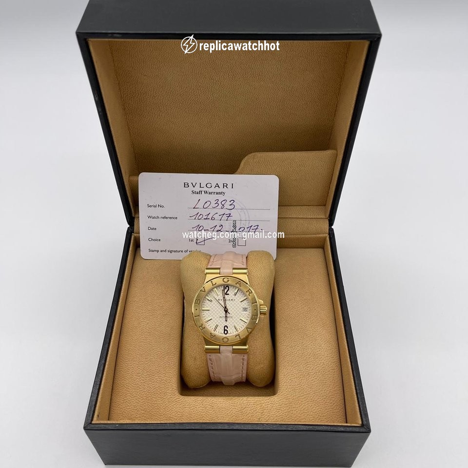 Bulgari Diagono Womens watch Automatic Yellow gold DG35C6GLD 2