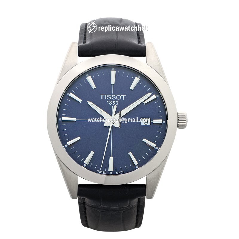 Tissot T-Classic Mens watch Unisex Quartz Steel T127.410.16.041.01 2