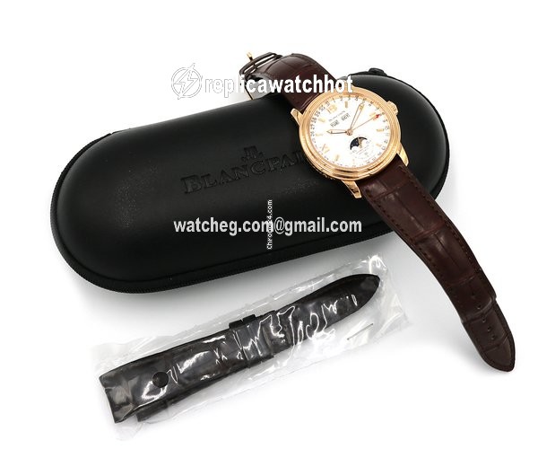 Blancpain Leman Moonphase Automatic Rose gold 2763 2