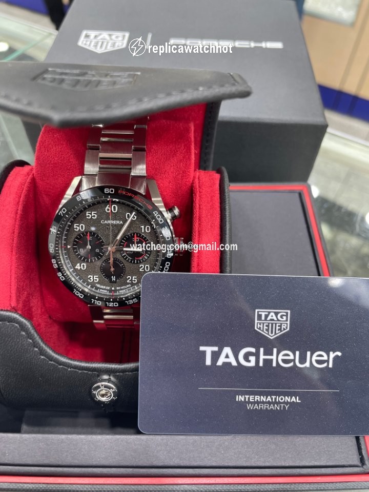 TAG Heuer Carrera Porsche Chronograph Special Edition Mens watch Unisex Automatic Steel CBN2A1F.BA0643 2