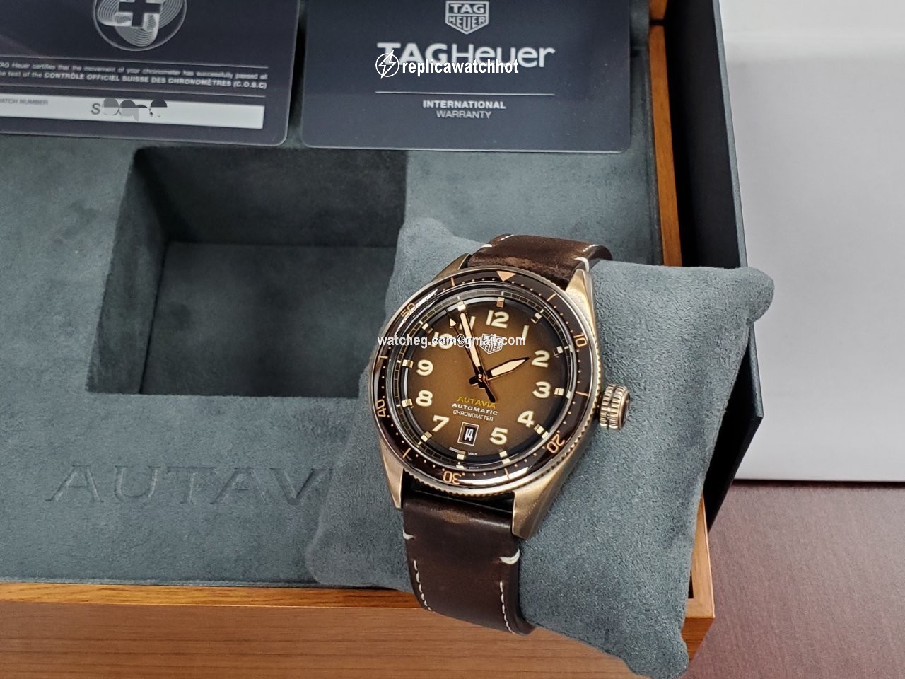 TAG Heuer Autavia Mens watch Unisex Automatic Bronze WBE5191.FC8276 2