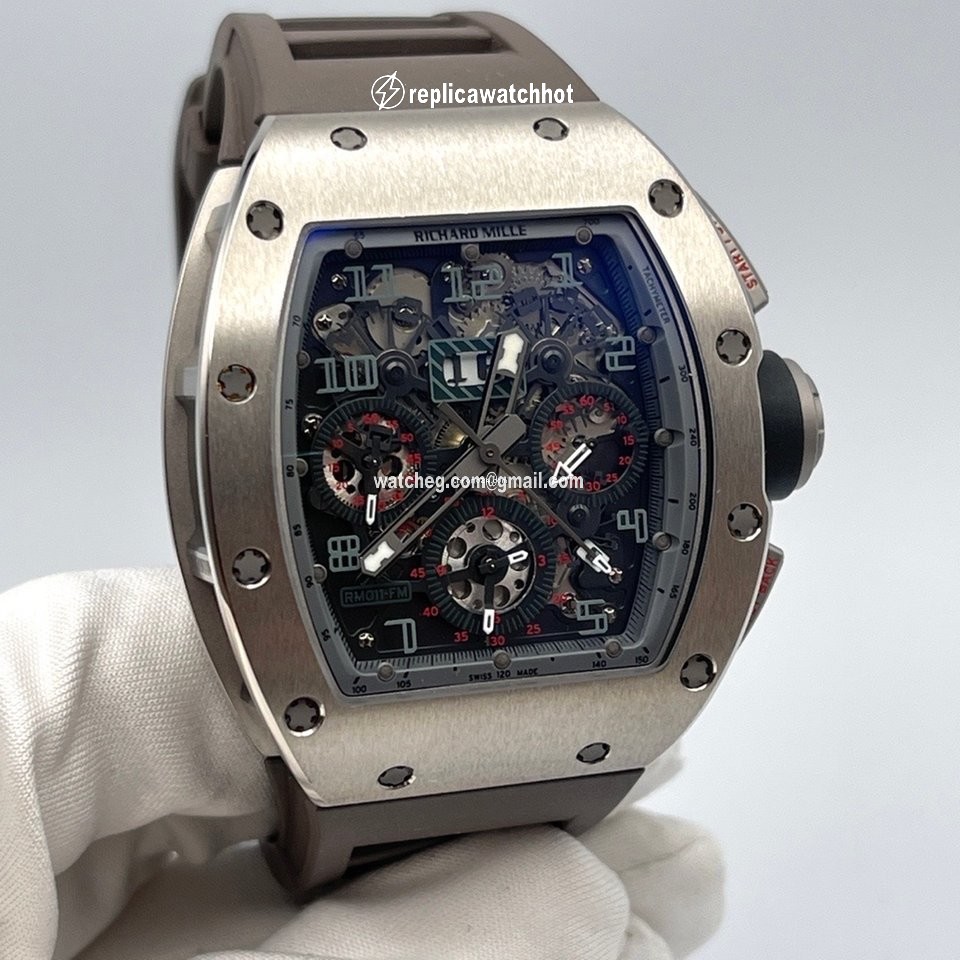 Richard Mille RM 011 Mens watch Unisex Automatic Gold Steel RM011-FM POLO De DEAUVILLE 2