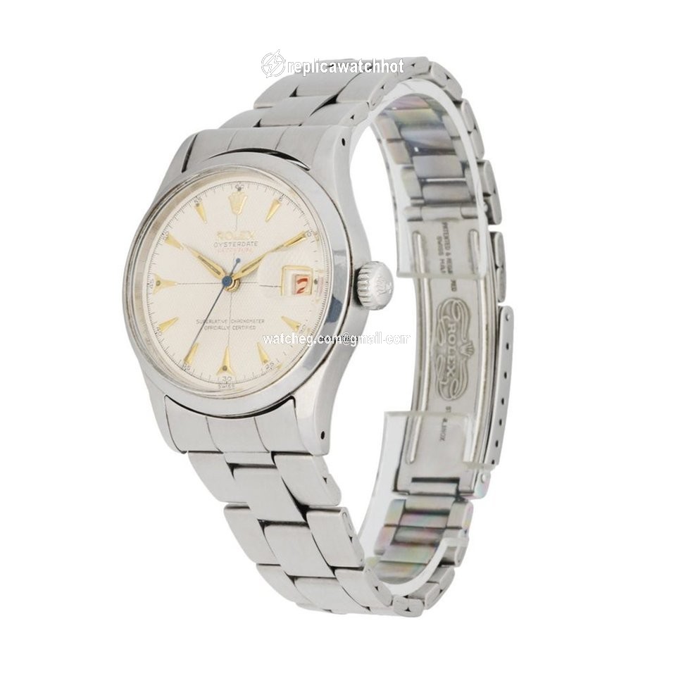 Rolex Oyster Perpetual Date Mens watch Unisex Steel Automatic 6518 2