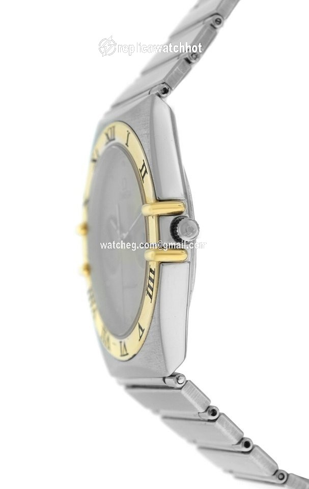 Omega Constellation Day-Date Mens watch Unisex Quartz Gold Steel 396.1069 2