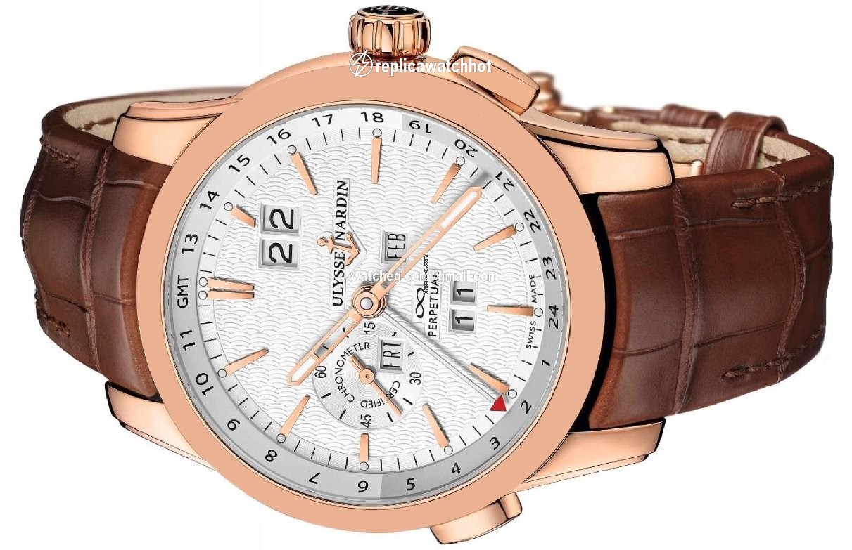 Ulysse Nardin Perpetual Manufacture Mens watch Unisex Automatic Rose gold 322-10 2