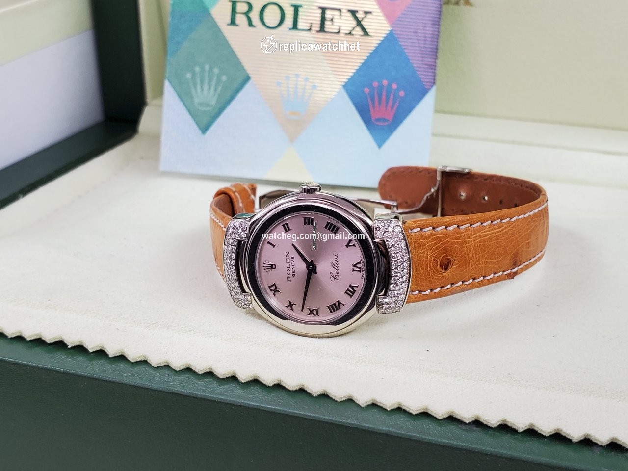Rolex Cellini Mens watch Unisex White gold Quartz 6672 2