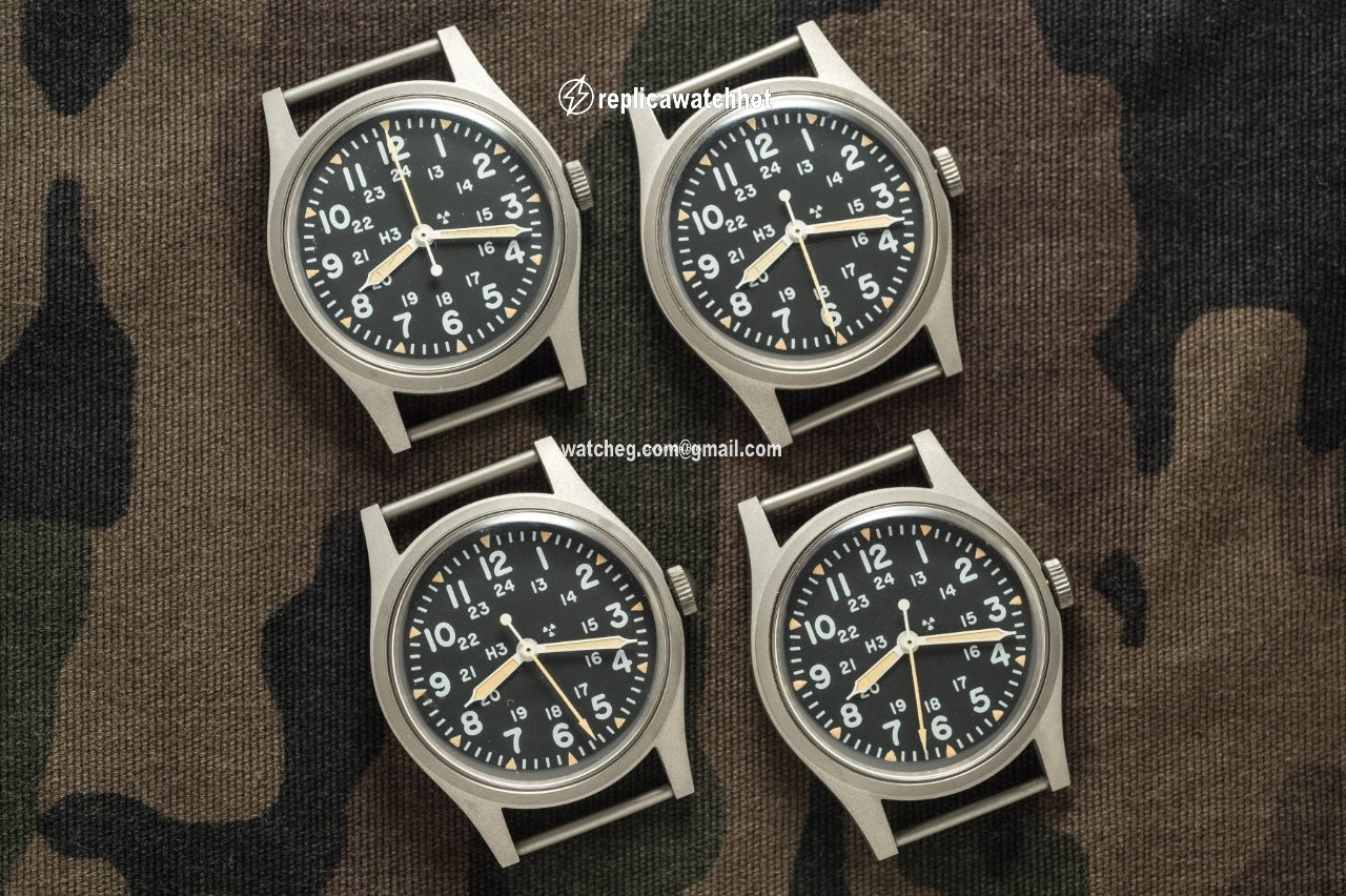 Hamilton Mens watch Unisex Manual winding Steel MIL-W-46374B 2