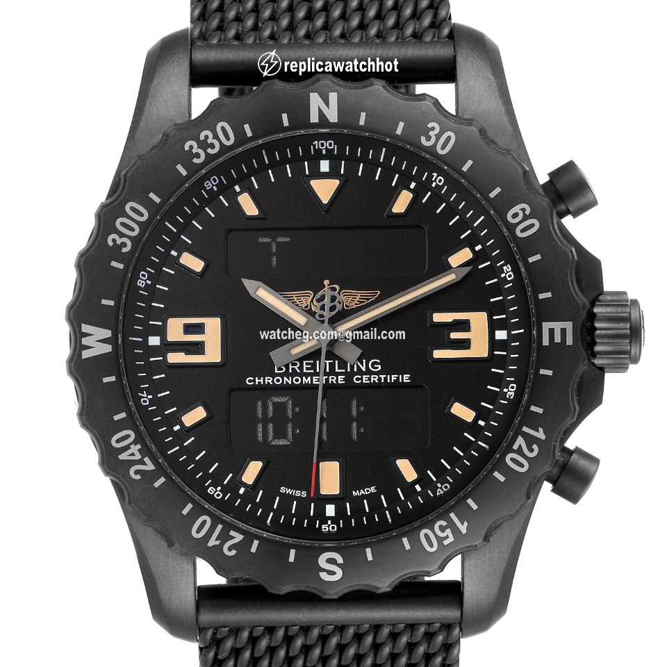 Breitling Chronospace Military Mens watch Unisex Quartz Steel M78366 2