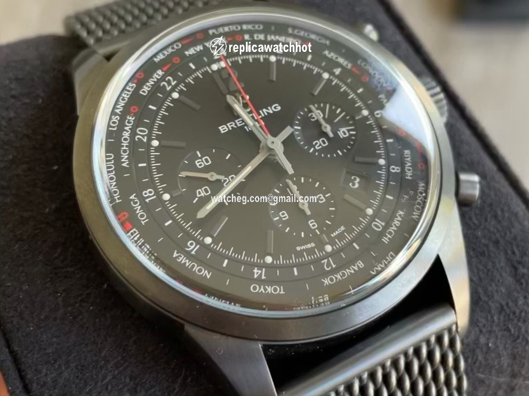 Breitling Transocean Unitime Pilot Mens watch Unisex Automatic Steel MB0510U6 BC80 2