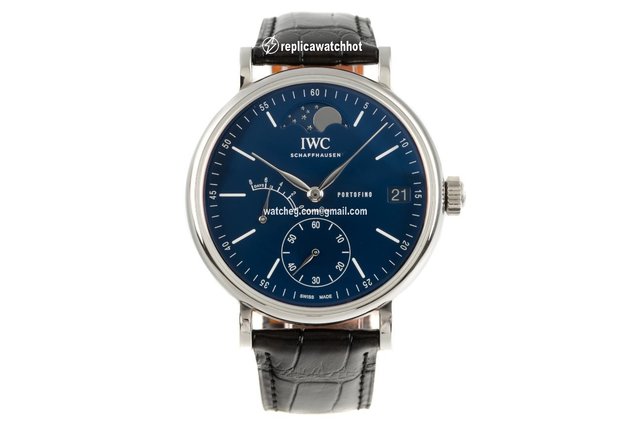 IWC Portofino Hand-Wound Mens watch Unisex Manual winding Steel IW516405 2