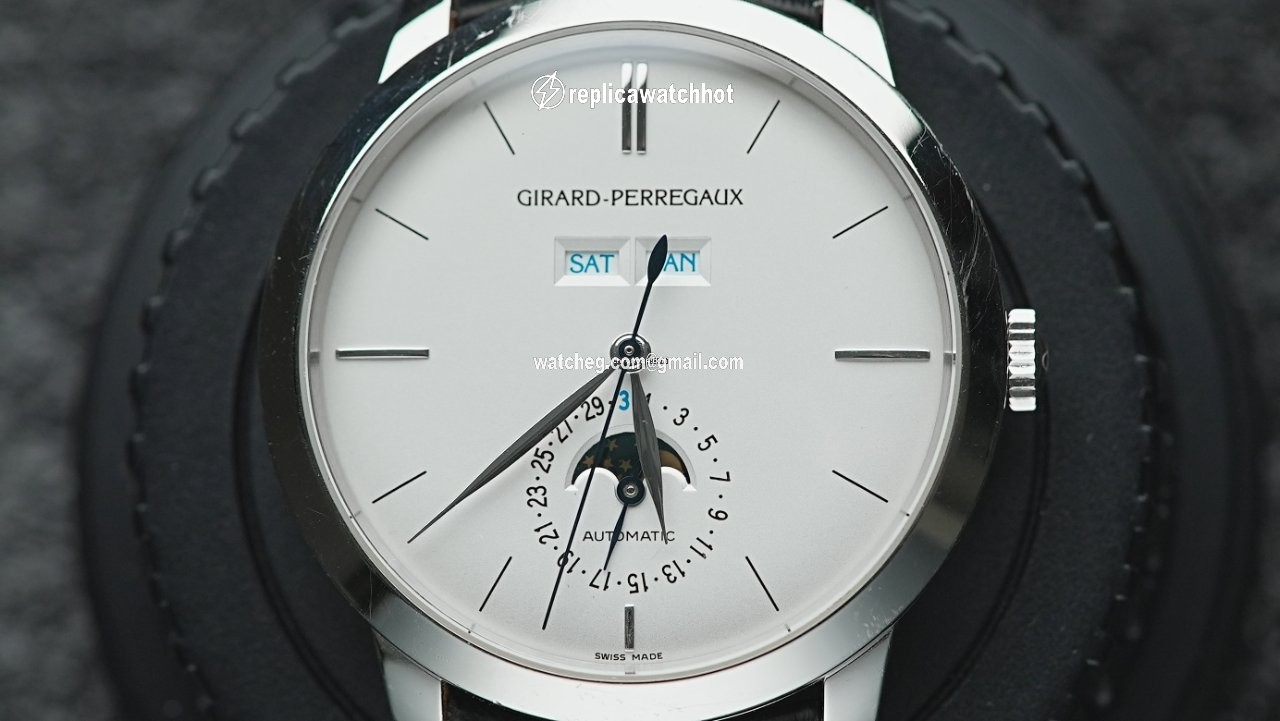Girard Perregaux 1966 Mens watch Unisex Automatic White gold 49535-53-152-BK6A 2