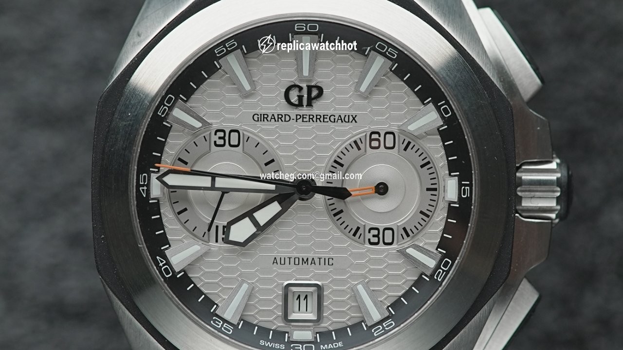 Girard Perregaux Chrono Hawk Mens watch Unisex Steel 49970-11-131-HDBA 2