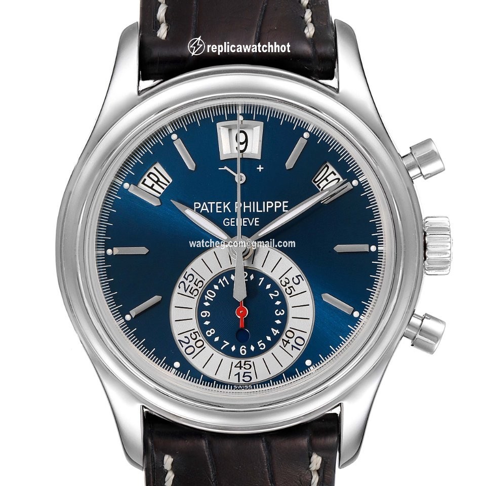 Patek Philippe Annual Calendar Chronograph Mens watch Unisex Automatic Platinum 5960 01G 2