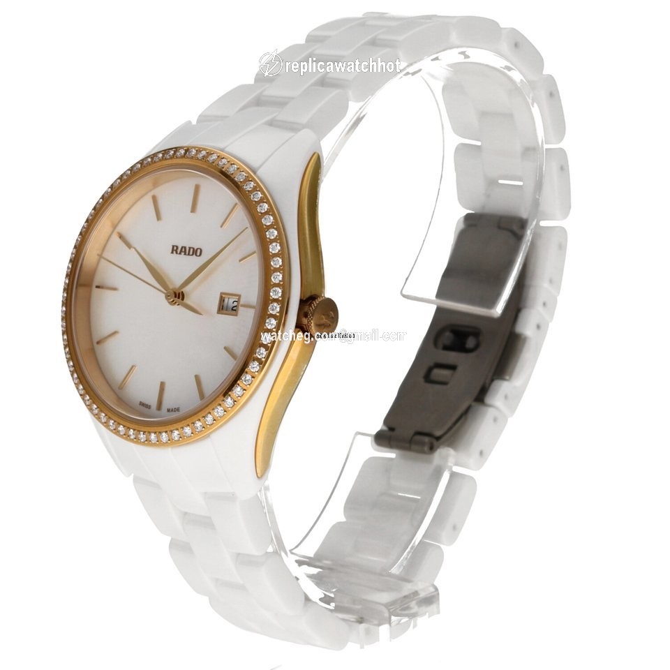 Rado HyperChrome Diamonds Womens watch Quartz Ceramic R32126902 2