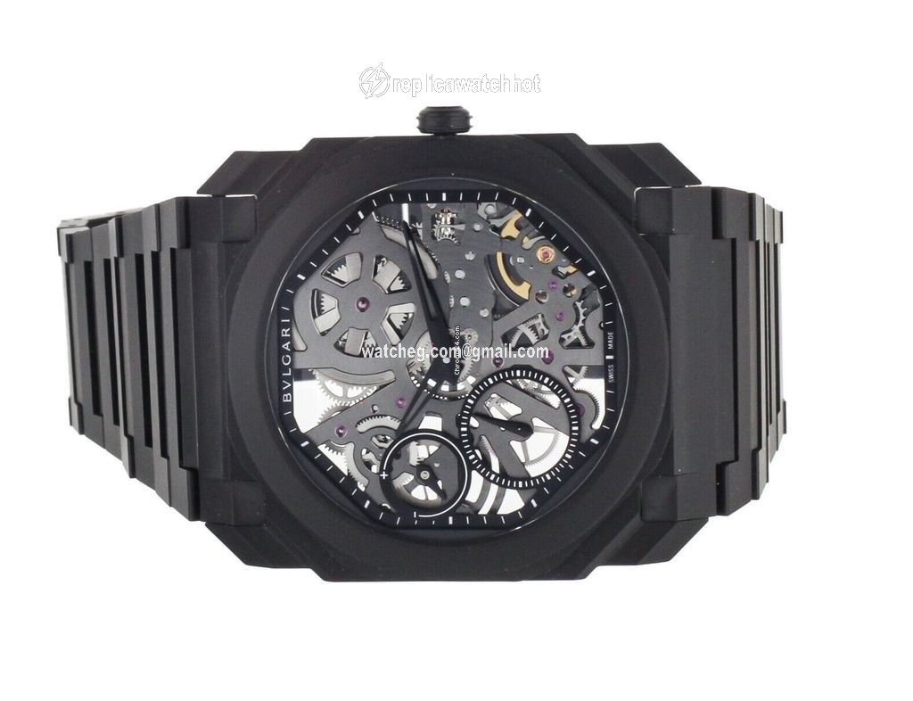 Bulgari Octo Mens watch Unisex Manual winding Ceramic 103126 2
