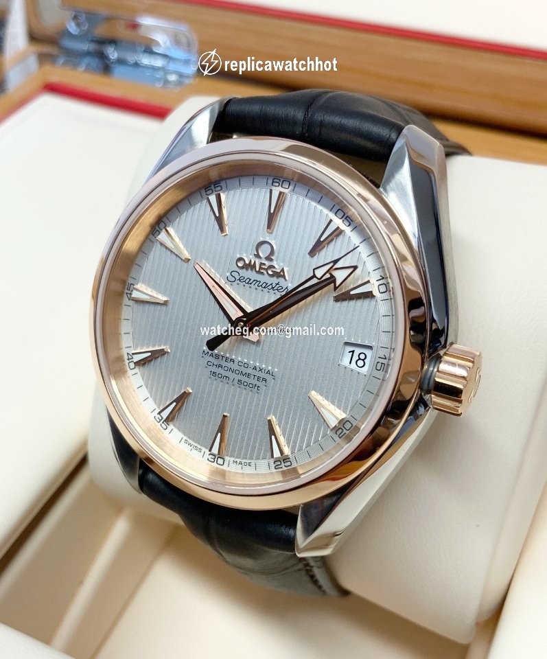 Omega Seamaster Aqua Terra Mens watch Unisex Automatic Gold Steel 231.23.39.21.02.001 2