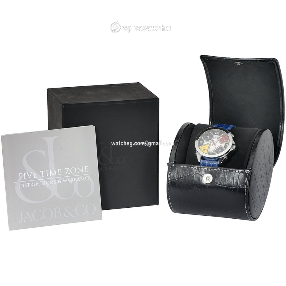 Jacob & Co. Five Time Zone Mens watch Unisex Quartz Steel jcm7da 2