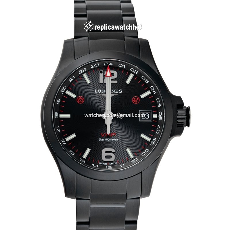 Longines Conquest Mens watch Unisex Quartz Steel L37182566 2