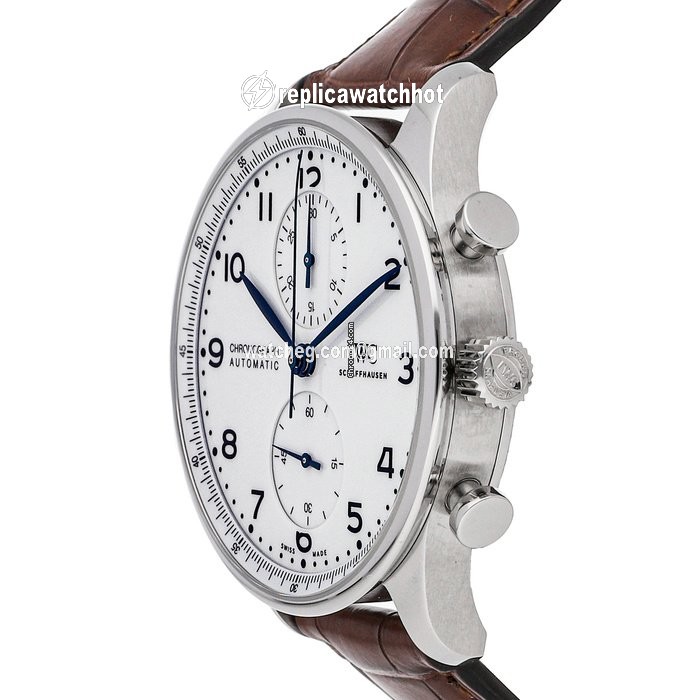 IWC Portuguese Chronograph Mens watch Unisex Automatic Steel IW3716-02 2
