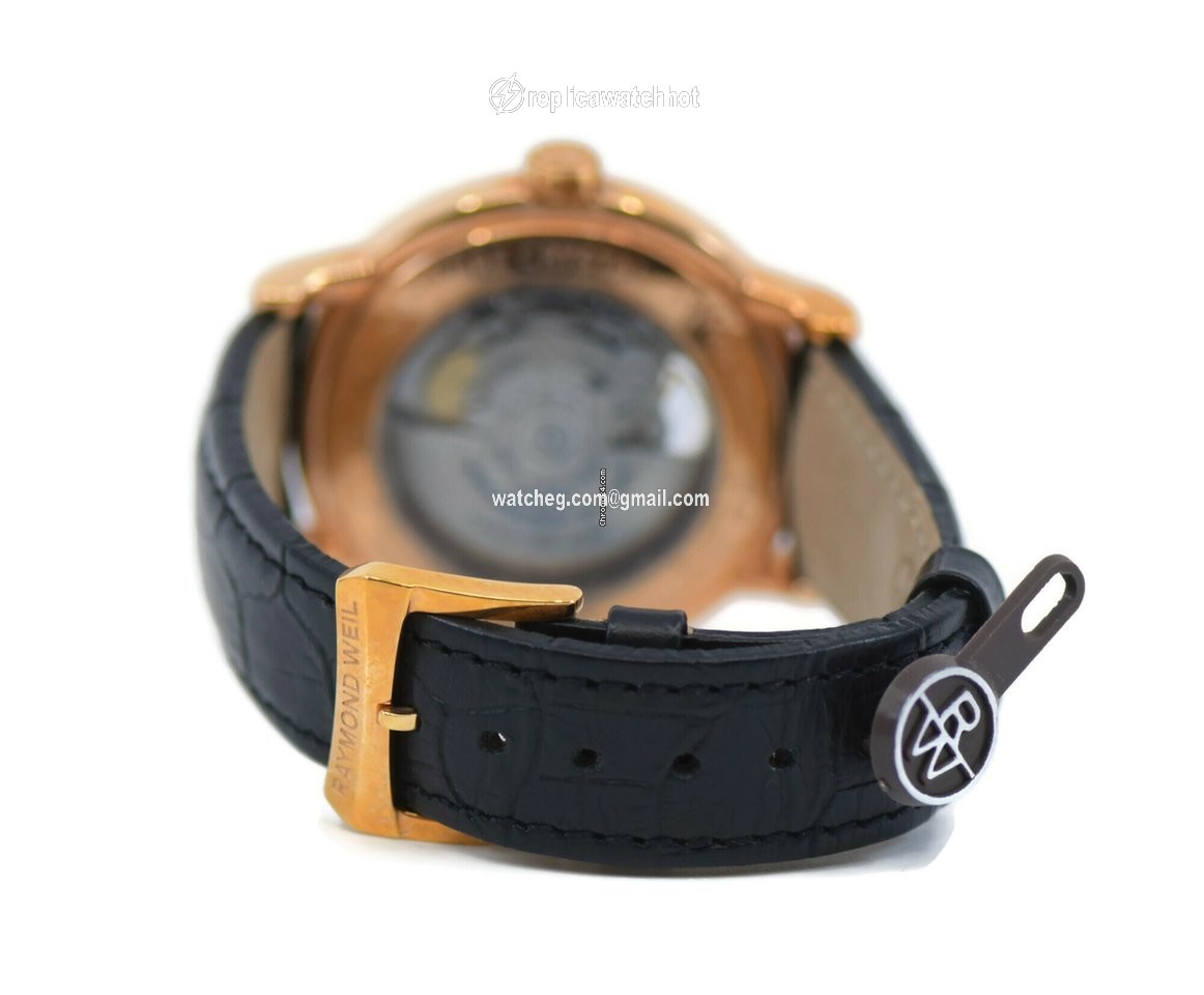 Raymond Weil Maestro Mens watch Unisex Automatic Gold Steel 2827-STC-65001 2