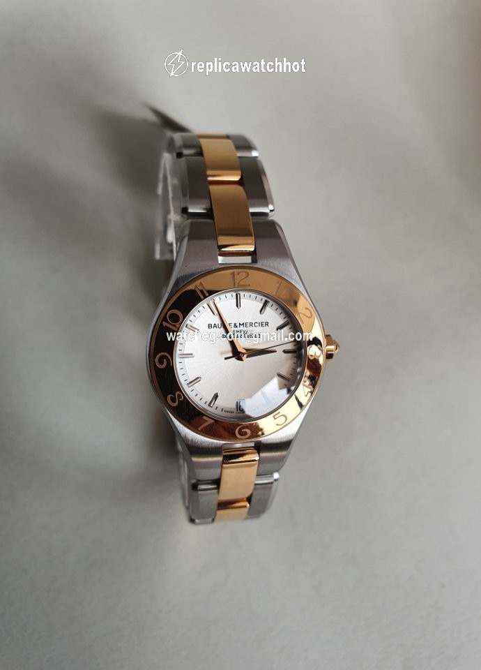 Baume & Mercier Linea Womens watch Quartz Gold Steel M0A10080 2