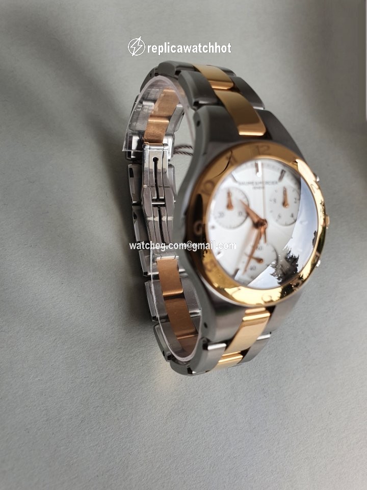 Baume & Mercier Linea Womens watch Quartz Gold Steel M0A10016 2
