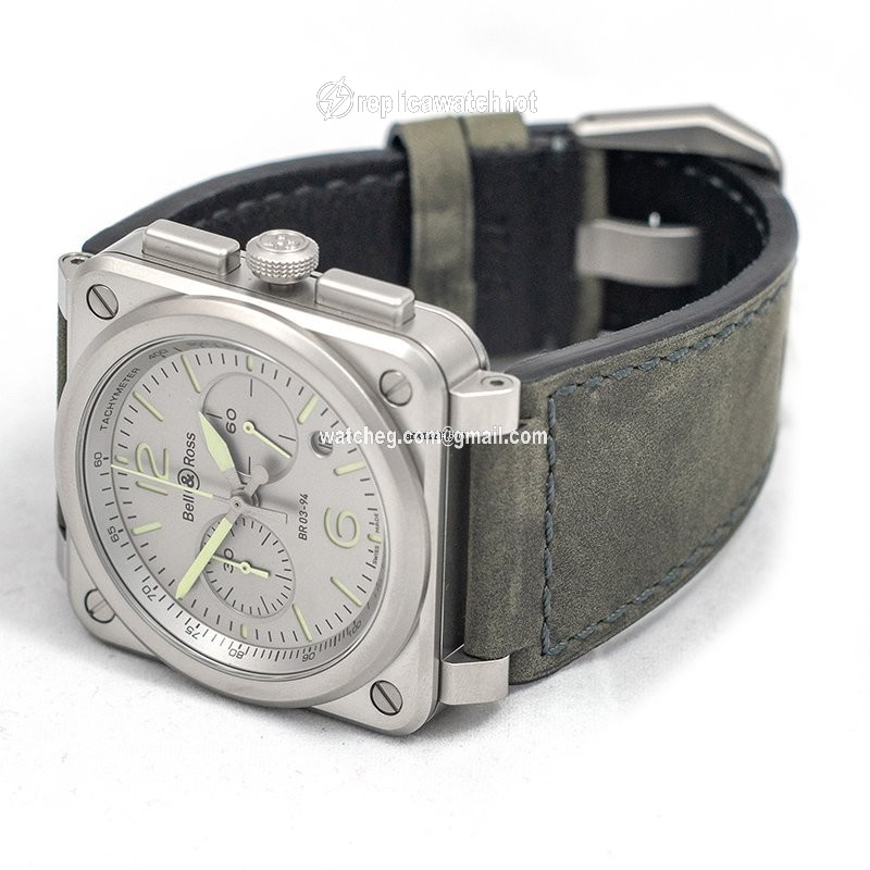 Bell & Ross BR 03-94 Chronographe Mens watch Unisex Automatic Steel BR0394-GR-ST SCA 2