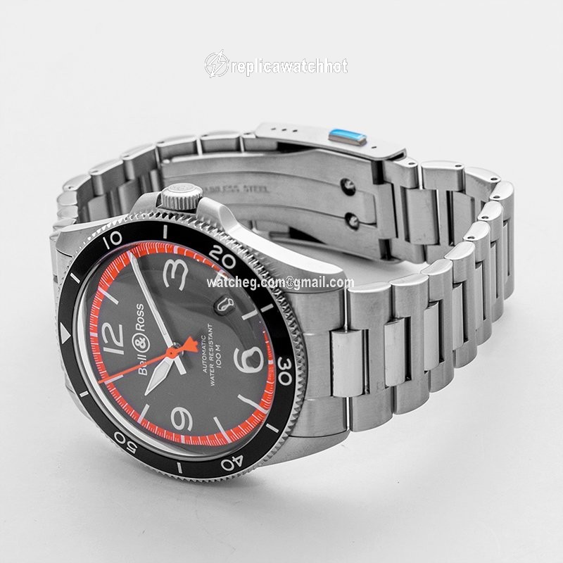Bell & Ross BR V2 Mens watch Unisex Automatic Steel BRV292-ORA-ST SST 2
