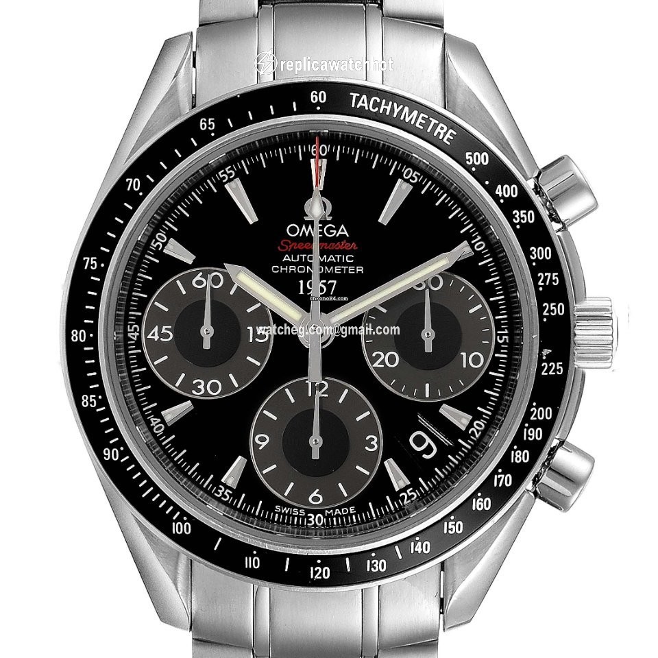 Omega Speedmaster Date Mens watch Unisex Automatic Steel 323.30.40.40.01.001 2