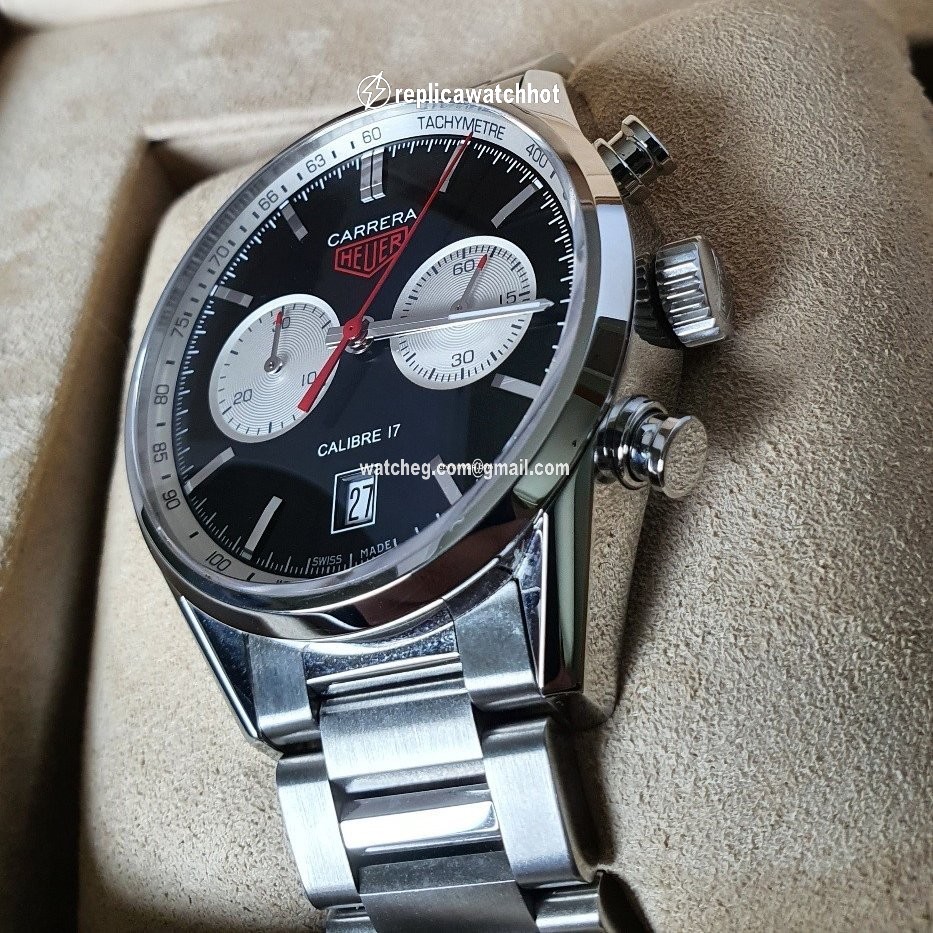 TAG Heuer Carrera Calibre 17 Mens watch Unisex Automatic Steel CV211D.BA0739 2