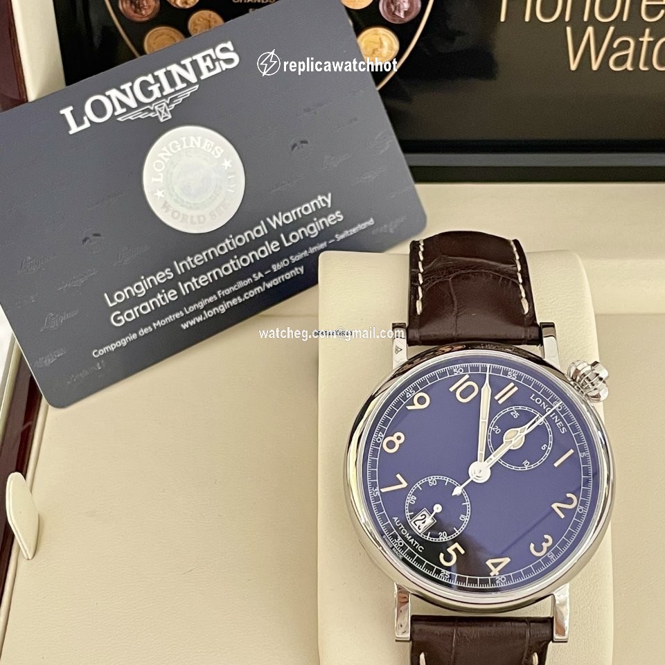 Longines Avigation Mens watch Unisex Automatic Steel L2.812.4.53.2 2