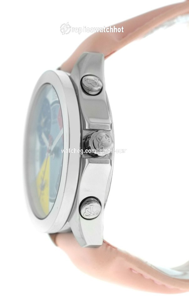 Jacob & Co. Five Time Zone Quartz Steel JCM-7 2